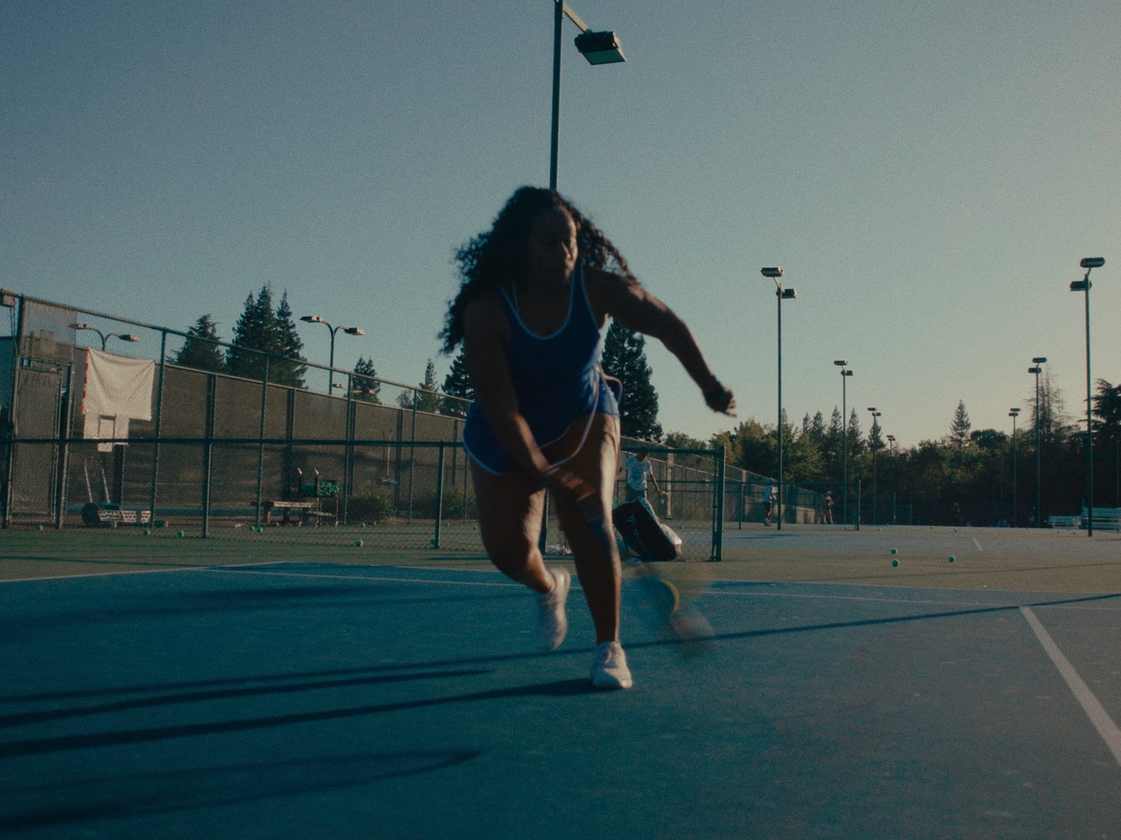 Still from Blind Tennis