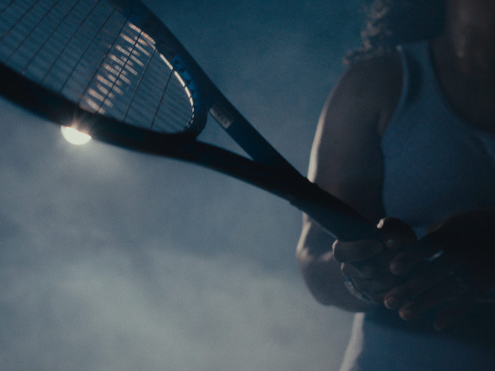 Still from Blind Tennis